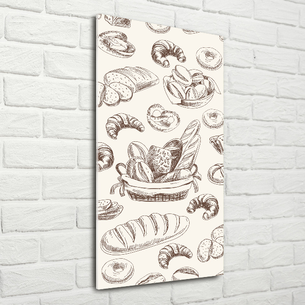 Quadro vetro verticale Pane