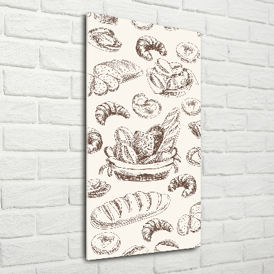 Quadro vetro verticale Pane