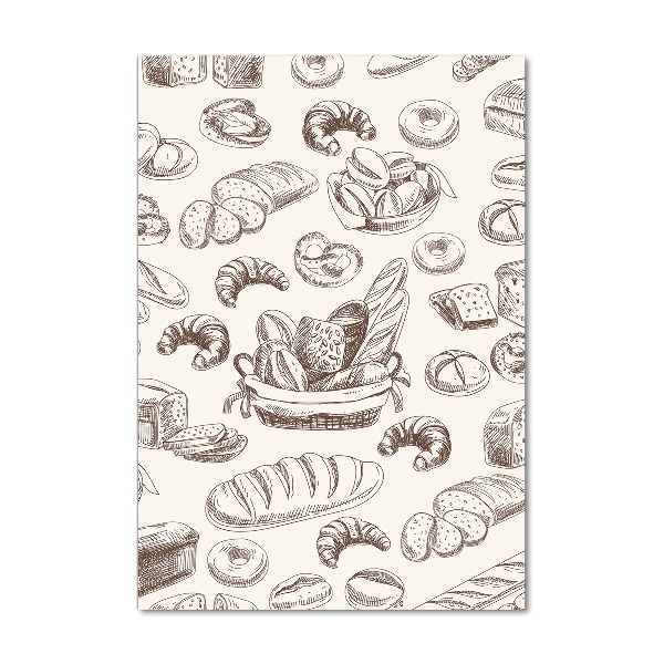 Quadro vetro verticale Pane