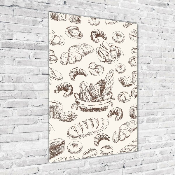 Quadro vetro verticale Pane