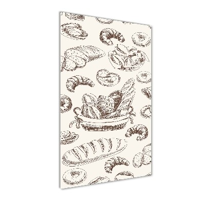 Quadro vetro verticale Pane