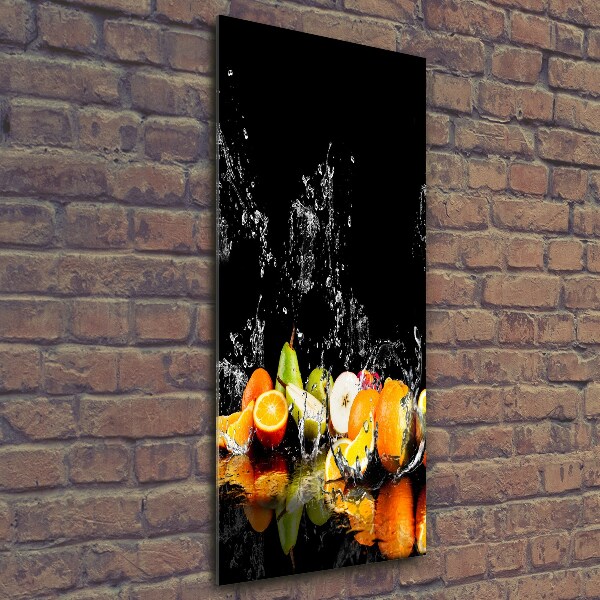 Quadro vetro verticale Frutta