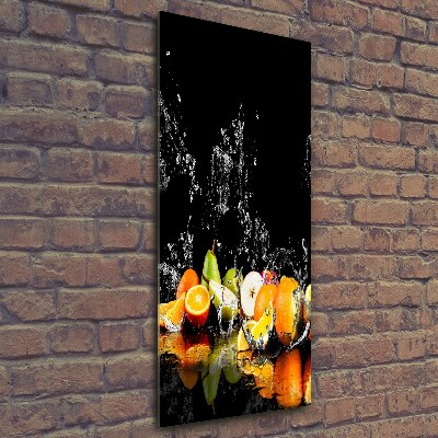 Quadro vetro verticale Frutta