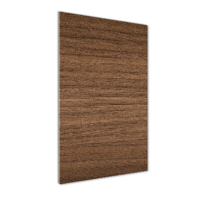 Quadro in vetro verticale Sfondo in legno