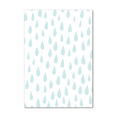 Quadro vetro verticale Goccioline