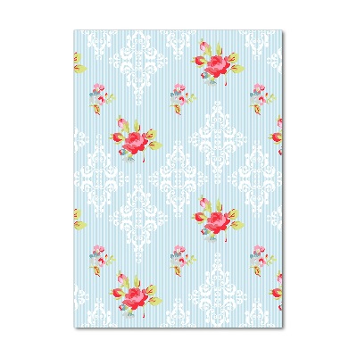 Quadro stampa su vetro verticale Rose