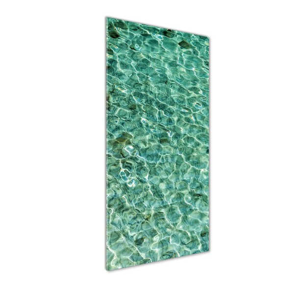 Quadro vetro verticale Acqua limpida