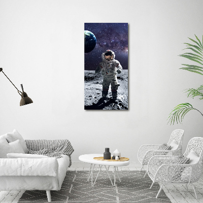 Quadro vetro verticale Astronauta