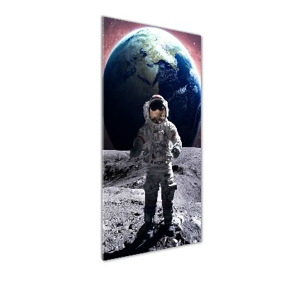Quadro in vetro verticale Astronauta