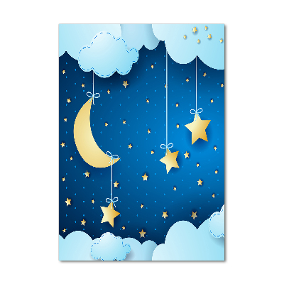 Quadro in vetro verticale Notte