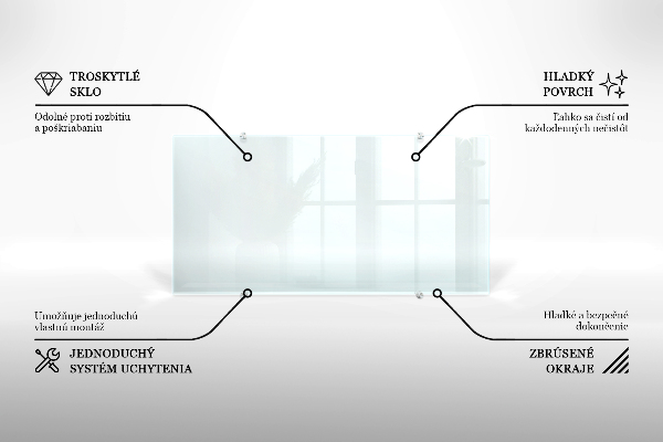 Pannello retrocucina trasparente