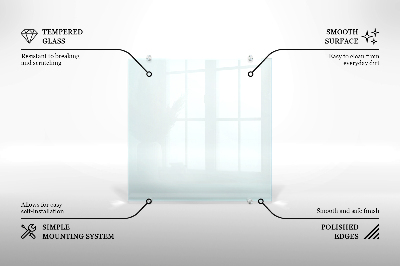 Pannello retrocucina trasparente