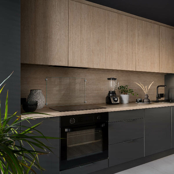 Pannello retrocucina trasparente