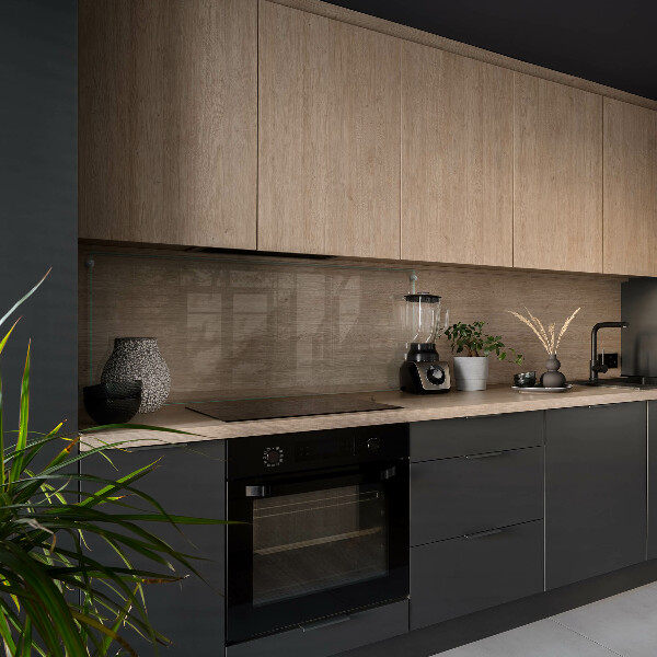 Pannello retrocucina trasparente