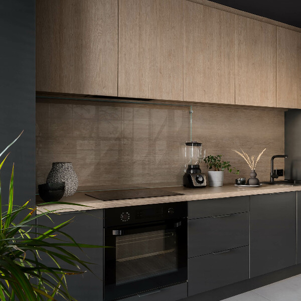 Pannello retrocucina trasparente