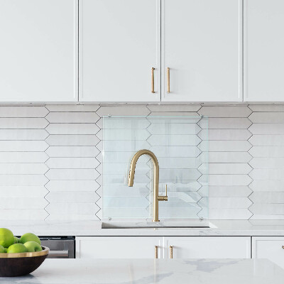 Pannello retrocucina trasparente