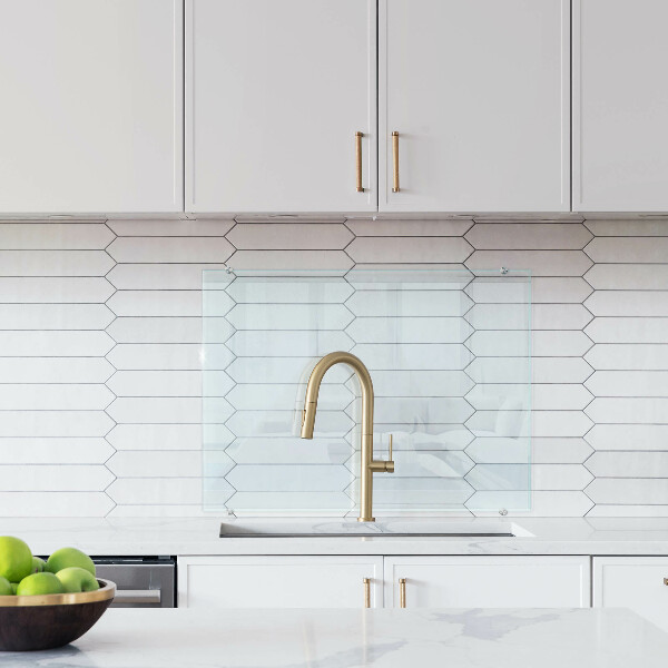 Pannello retrocucina trasparente