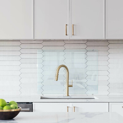 Pannello retrocucina trasparente