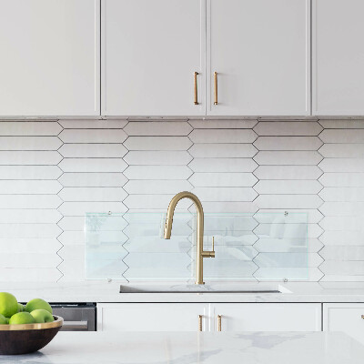 Pannello retrocucina trasparente