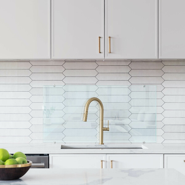 Pannello retrocucina trasparente