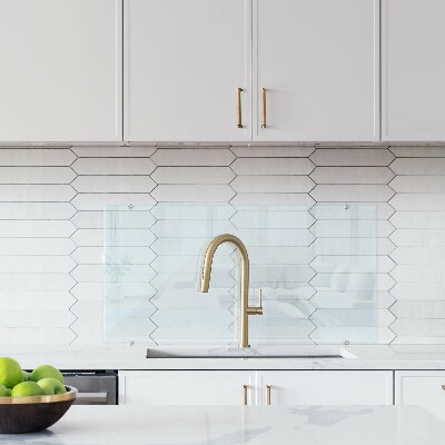 Pannello retrocucina trasparente