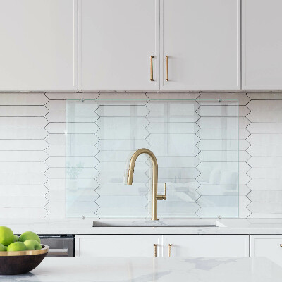 Pannello retrocucina trasparente