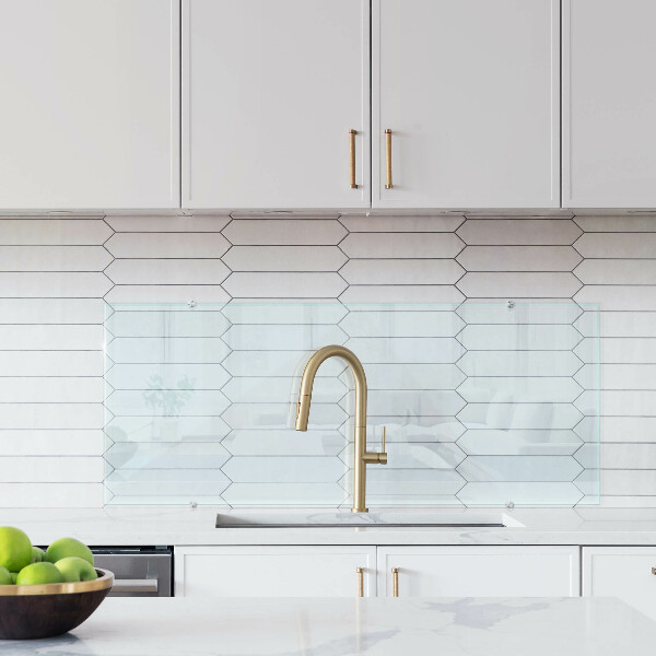 Pannello retrocucina trasparente