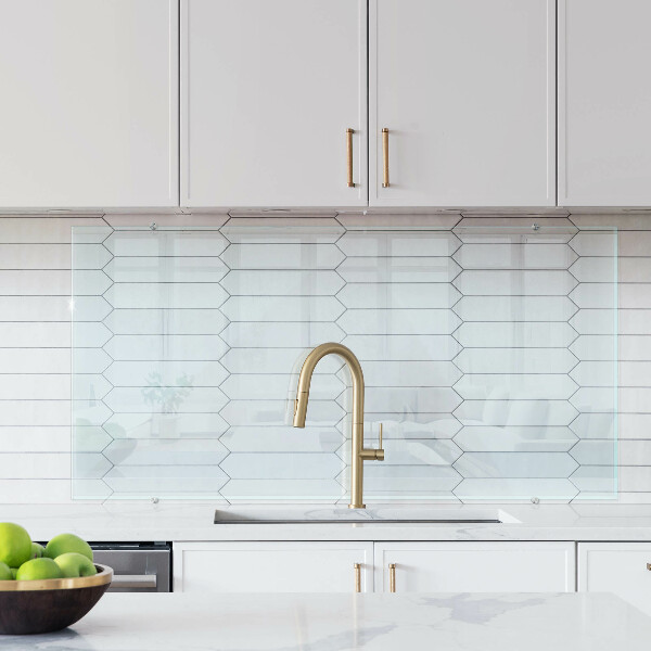 Pannello retrocucina trasparente