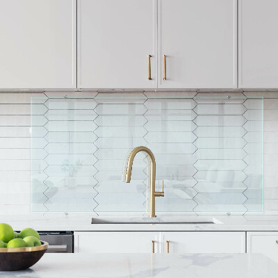 Pannello retrocucina trasparente