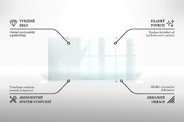 Pannello retrocucina trasparente