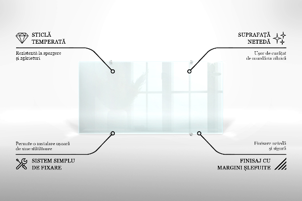 Pannello retrocucina trasparente