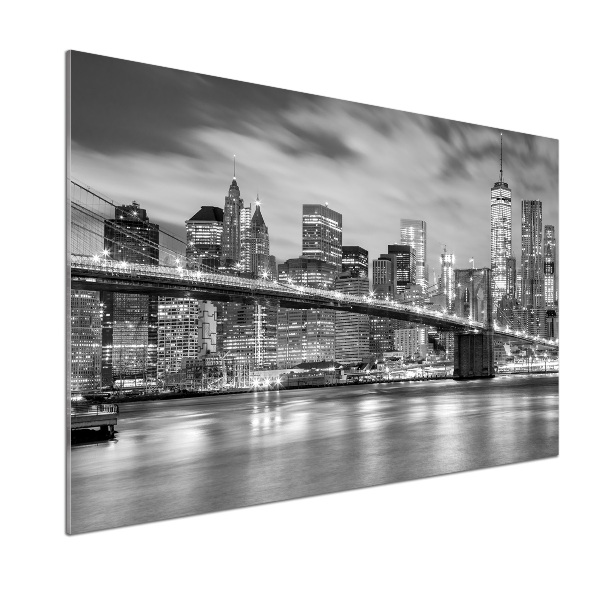 Rivestimento parete cucina con motivo ispirato a Manhattan, New York