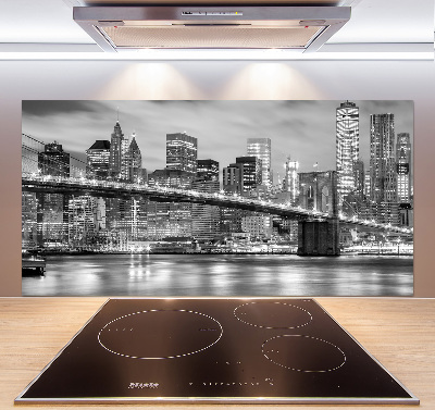 Rivestimento parete cucina con motivo ispirato a Manhattan, New York