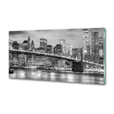 Rivestimento parete cucina con motivo ispirato a Manhattan, New York