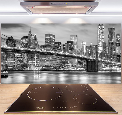 Rivestimento parete cucina con motivo ispirato a Manhattan, New York