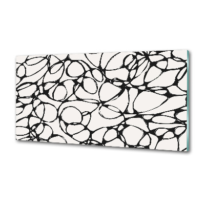 Pannello paraschizzi cucina con motivo a cerchi caotici