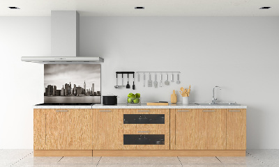 Pannello retrocucina con stampa del panorama di Manhattan, New York