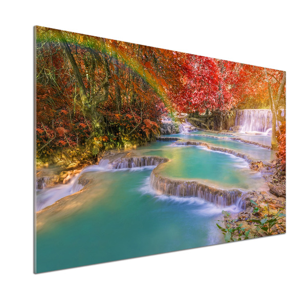 Pannello paraschizzi cucina con motivo a cascata