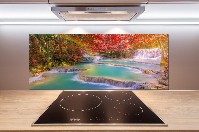 Pannello paraschizzi cucina con motivo a cascata