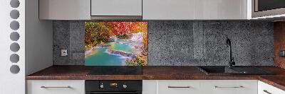 Pannello paraschizzi cucina con motivo a cascata