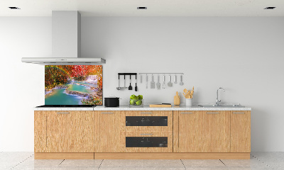 Pannello paraschizzi cucina con motivo a cascata