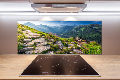 Pannello paraschizzi cucina con stampa «Alba sui Monti Tatra»