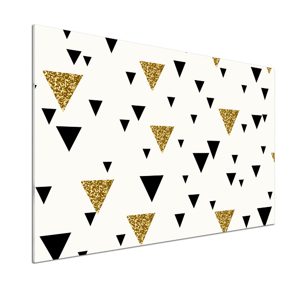 Pannello retrocucina con motivo a fondo triangolare