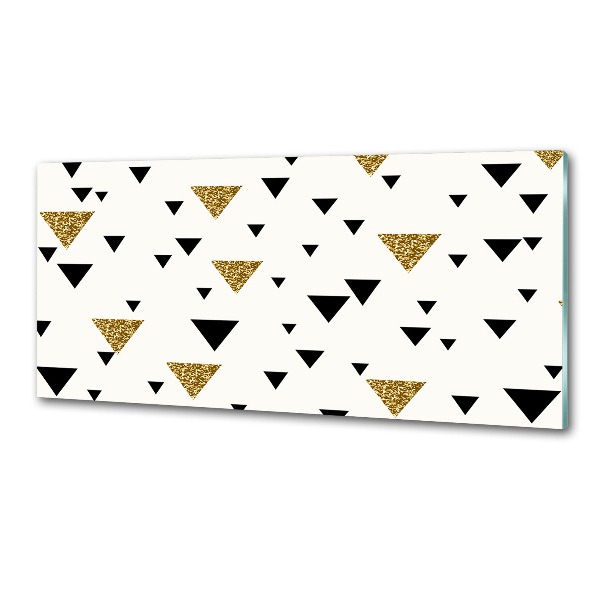 Pannello retrocucina con motivo a fondo triangolare