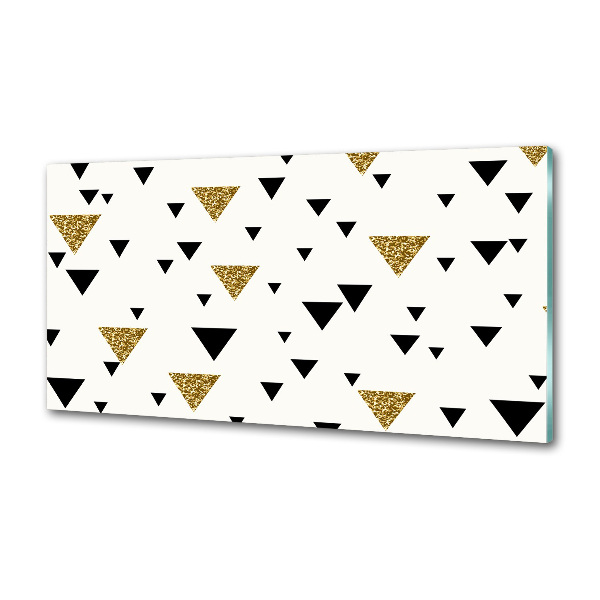 Pannello retrocucina con motivo a fondo triangolare