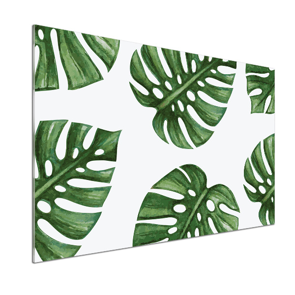 Pannello retrocucina con motivo Monstera