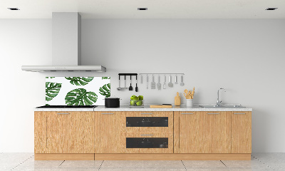 Pannello retrocucina con motivo Monstera