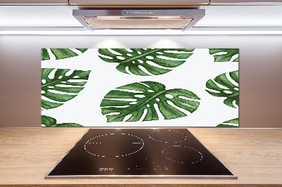 Pannello retrocucina con motivo Monstera