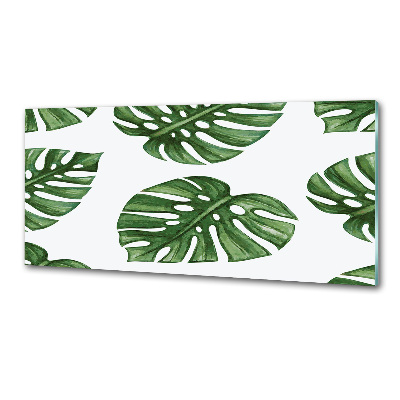 Pannello retrocucina con motivo Monstera