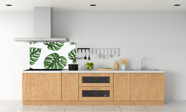 Pannello retrocucina con motivo Monstera
